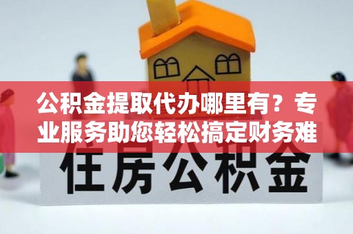 圣方济各堂区公积金提取代办哪里有？专业服务助您轻松搞定财务难题